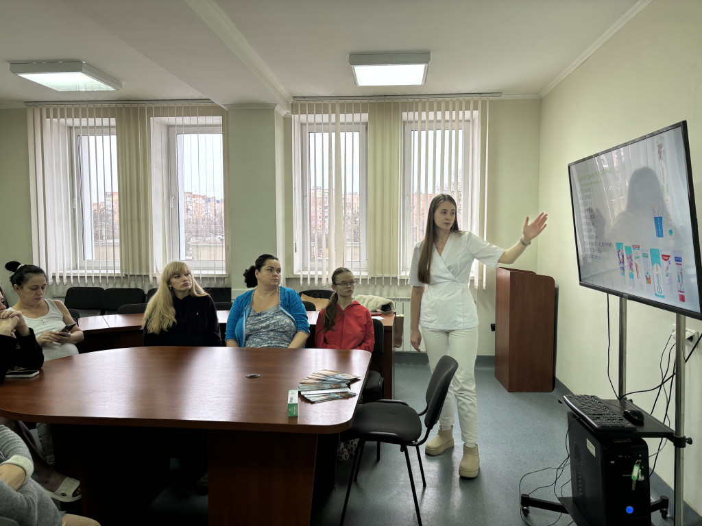 14 січня 2025 року кафедрою дитячої стоматології було проведено просвітницький захід «Стоматологічне здоров’я вагітної ». 